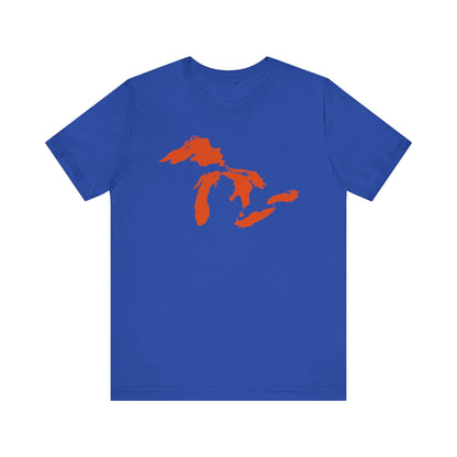 Great Lakes T-Shirt | Unisex Standard - Maple Leaf Orange