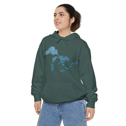 Great Lakes Hoodie | Unisex Garment-Dyed - Waves Edition