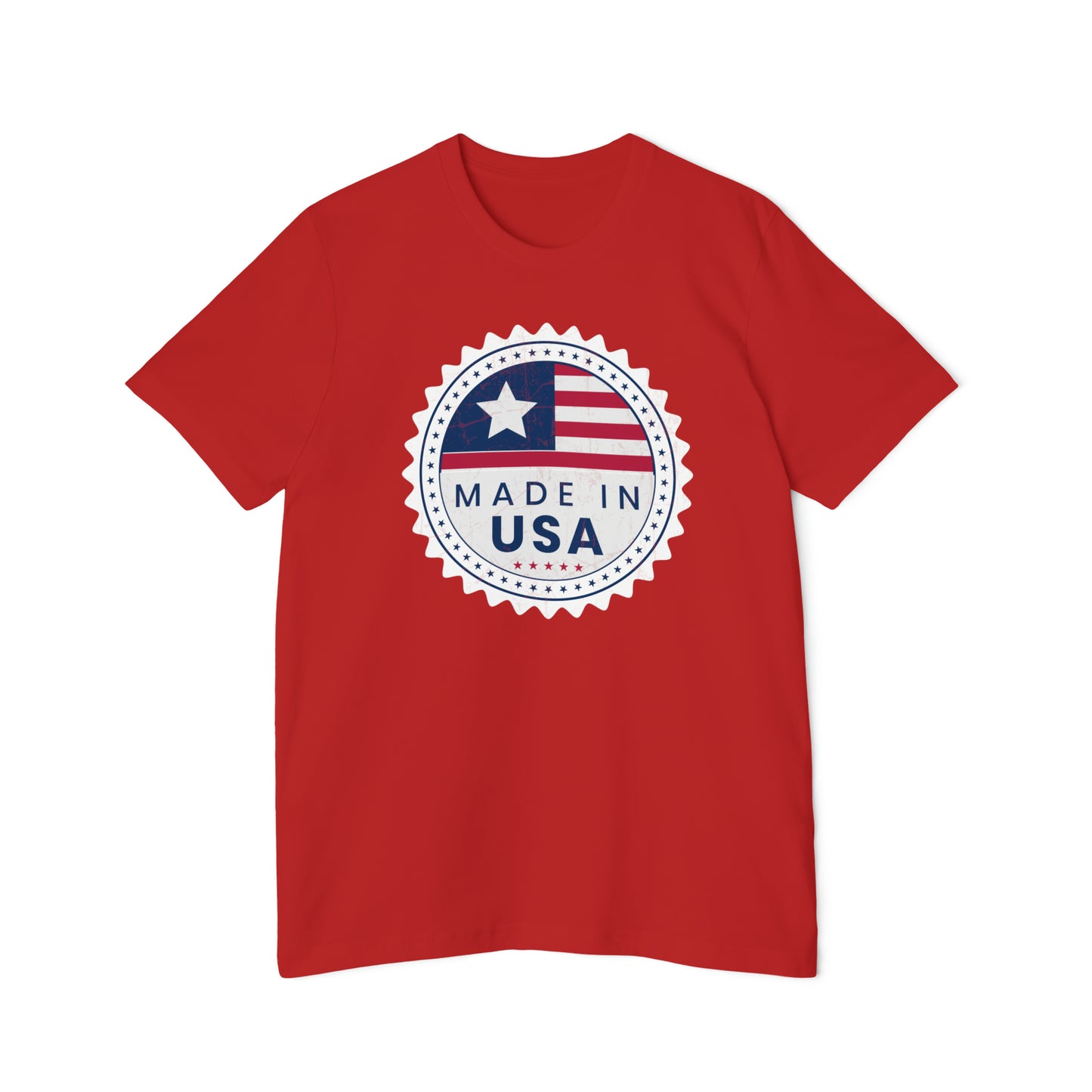 'Made in USA' T-Shirt (Cap Shape) | Made in USA