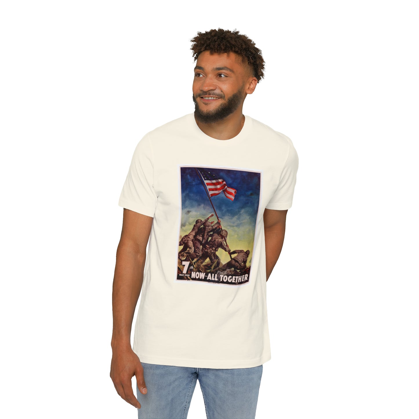 'Now All Together' Poster T-Shirt (Beall, 1945) | Made in USA
