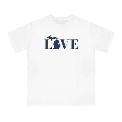 Michigan 'Love' T-Shirt (Didone Font) | Unisex Organic