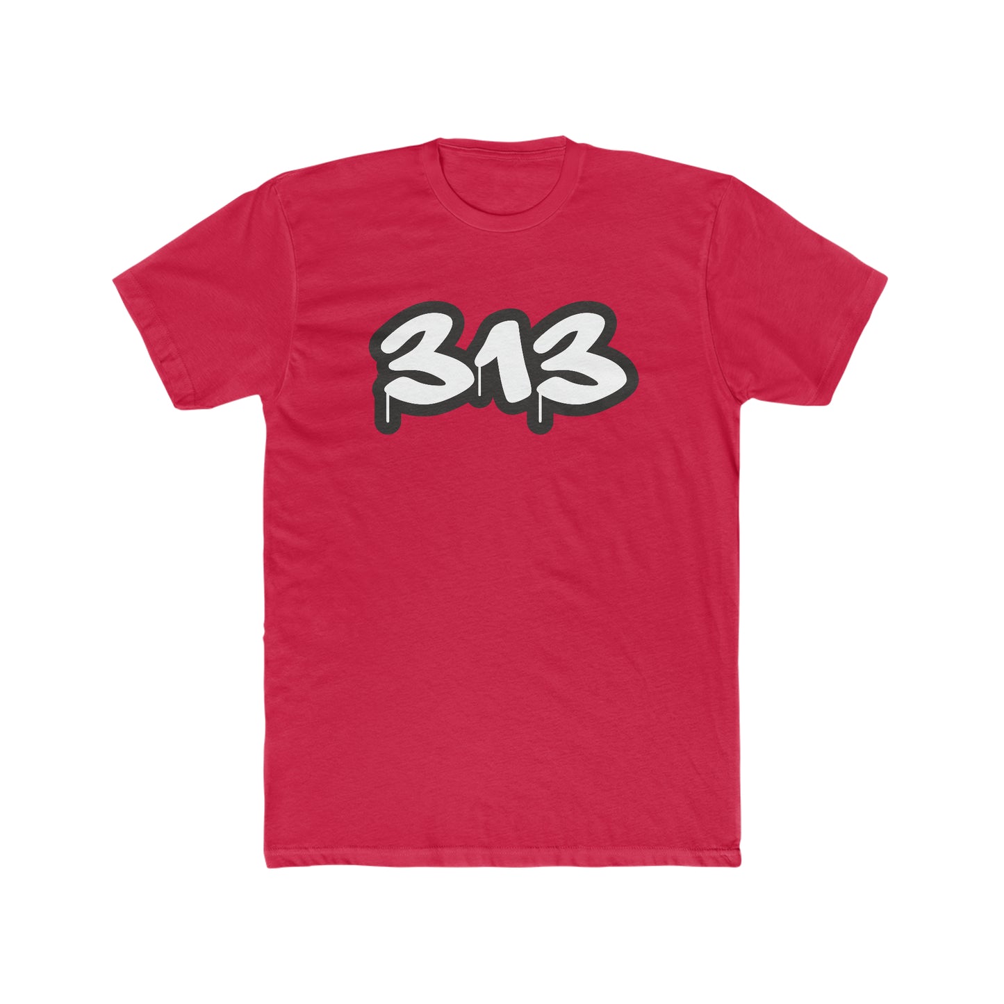 Detroit '313' T-Shirt | Men's Fitted