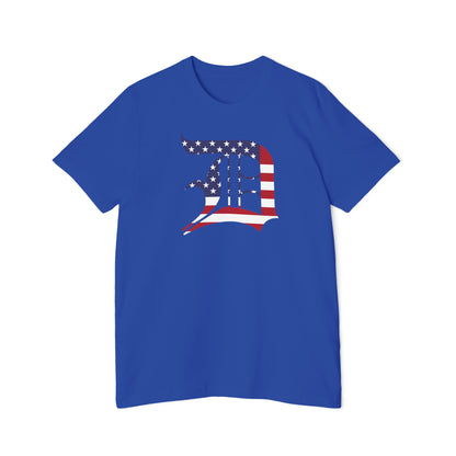 Detroit 'Old English D' T-Shirt (Patriotic Edition) | Made in USA