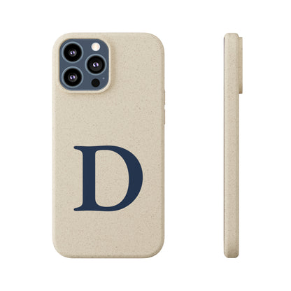 Detroit 'Old French D' Phone Cases (Navy) | Android & iPhone