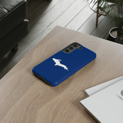 Michigan Upper Peninsula Tough Phone Case (Dearborn Blue w/ UP Outline) | Samsung & Pixel Android