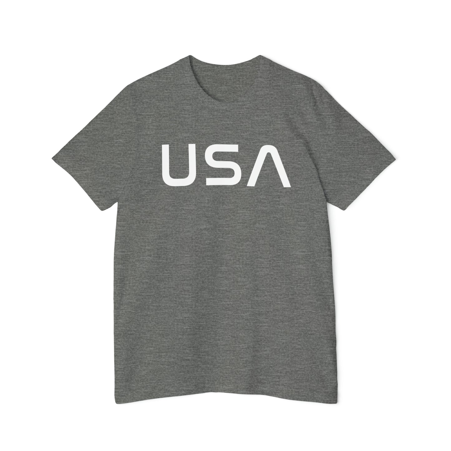 'USA' T-Shirt (Space Agency Font) | Made in USA