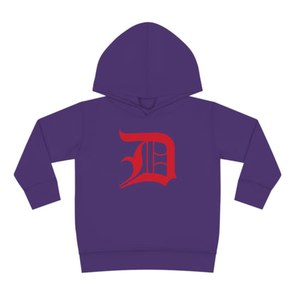 Detroit 'Old English D' Hoodie (Aliform Red) | Unisex Toddler