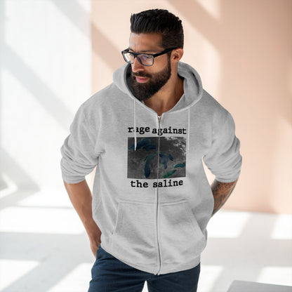 Great Lakes 'Rage Against the Saline' Hoodie | Unisex Full Zip