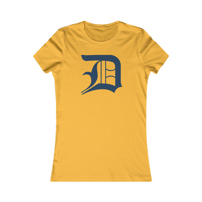 Detroit 'Old English D' T-Shirt | Women's Slim Fit