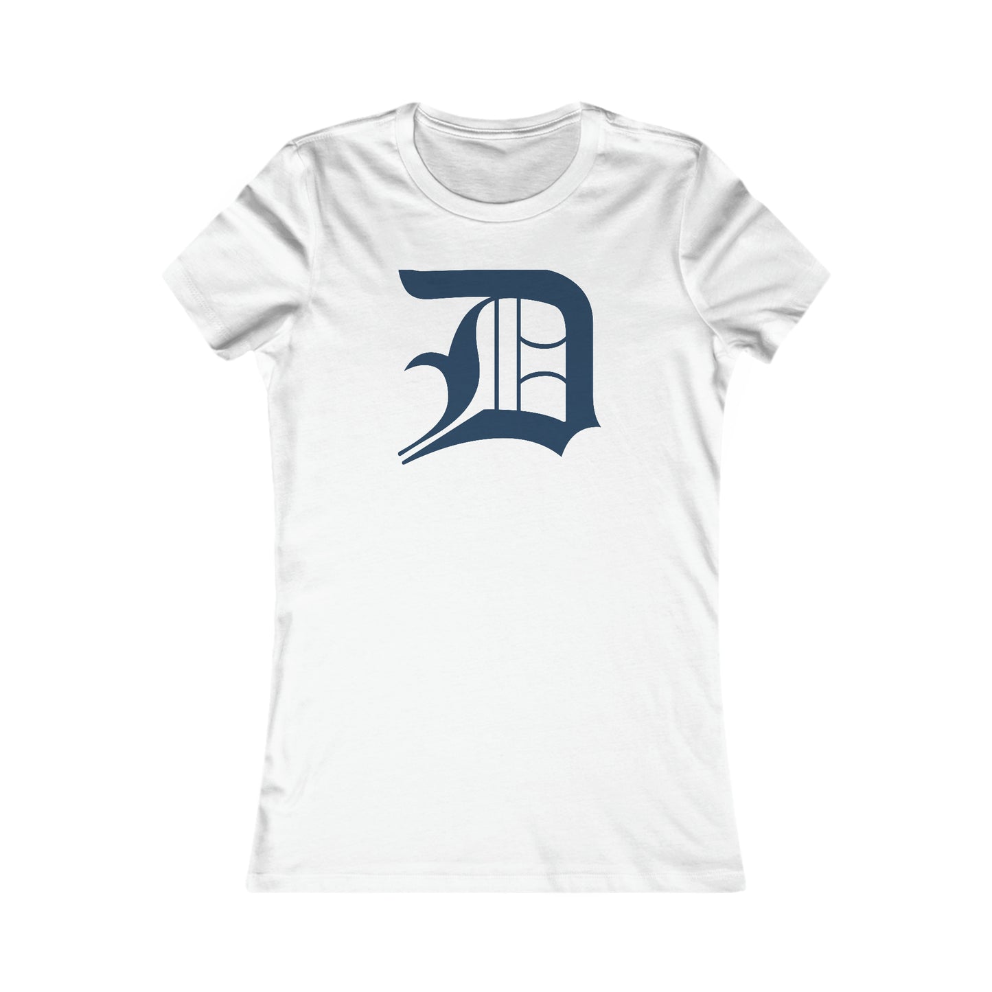 Detroit 'Old English D' T-Shirt | Women's Slim Fit