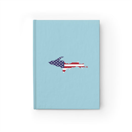 Michigan Upper Peninsula Blank Sketchbook (w/ UP USA Flag) | '58 Caddie Blue