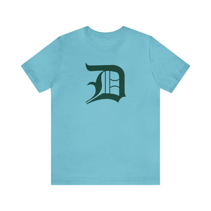 Detroit 'Old English D' T-Shirt (Laconic Green) | Unisex Standard