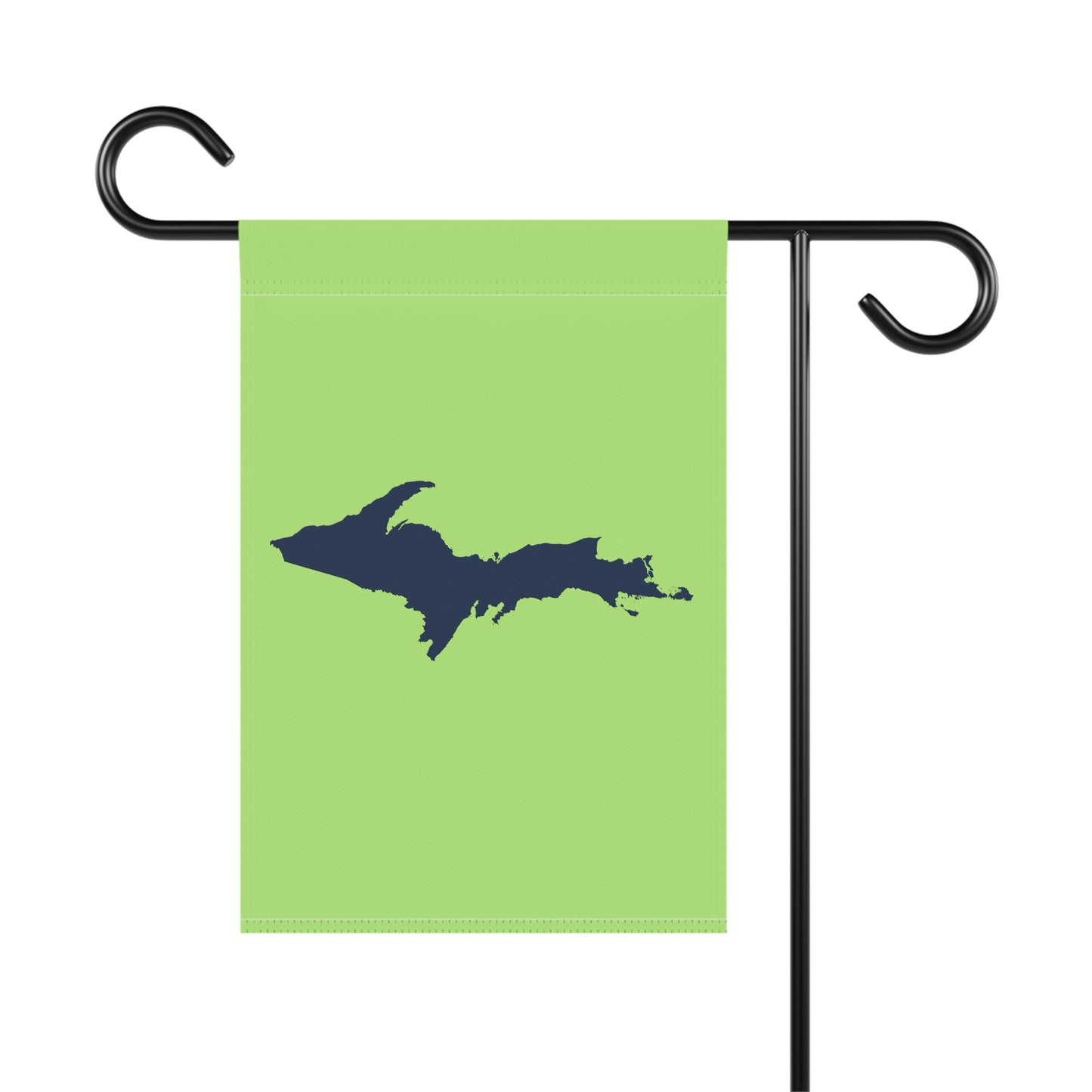 Michigan Upper Peninsula Home & Garden Flag (w/ UP Outline) | Flash Green