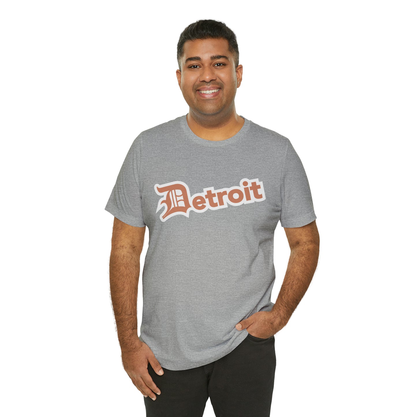 'Detroit' T-Shirt (Copper w/ Old English 'D') | Unisex Standard