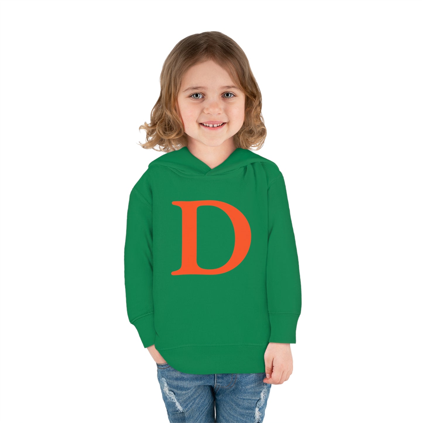 Detroit 'Old French D' Hoodie (Maple Leaf Orange) | Unisex Toddler