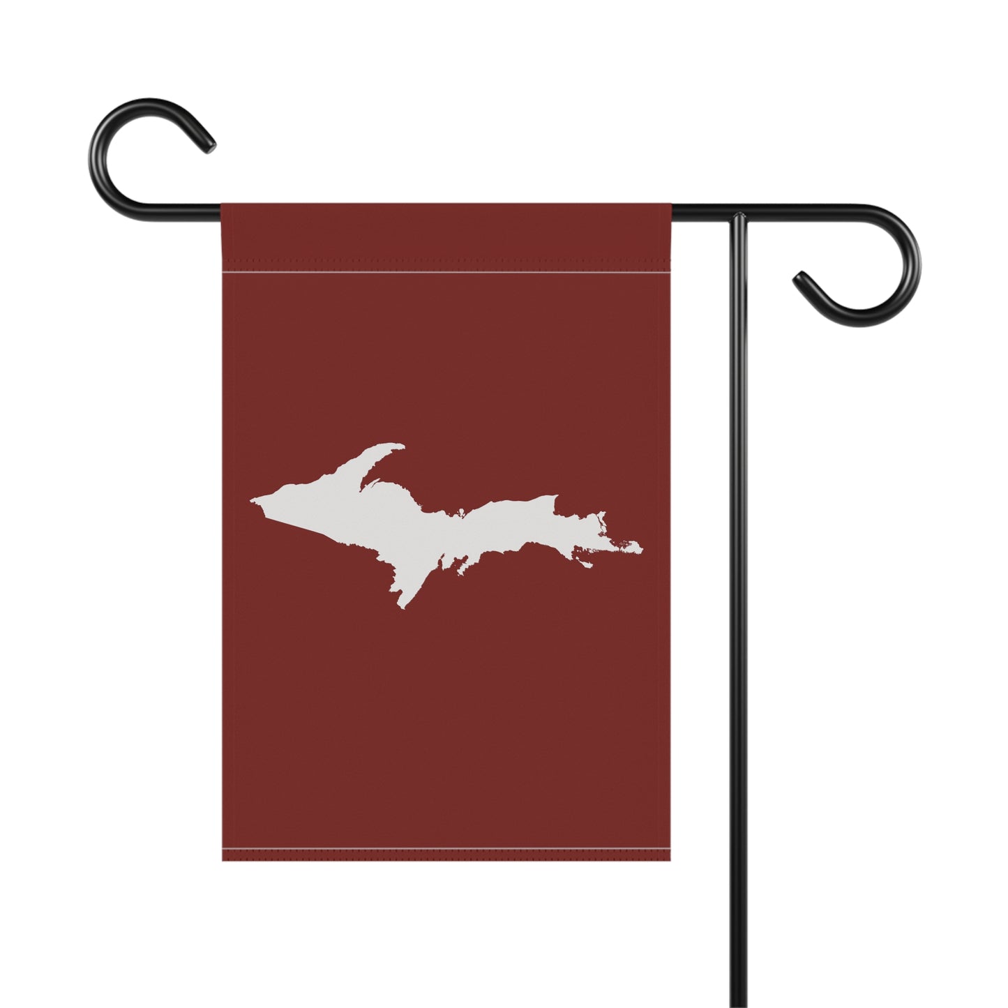 Michigan Upper Peninsula Home & Garden Flag (w/ UP Outline) | Cherryland Red