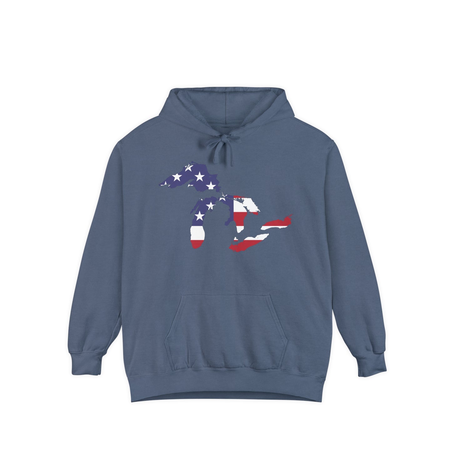 Great Lakes Hoodie (Patriotic Edition) | Unisex Garment-Dyed