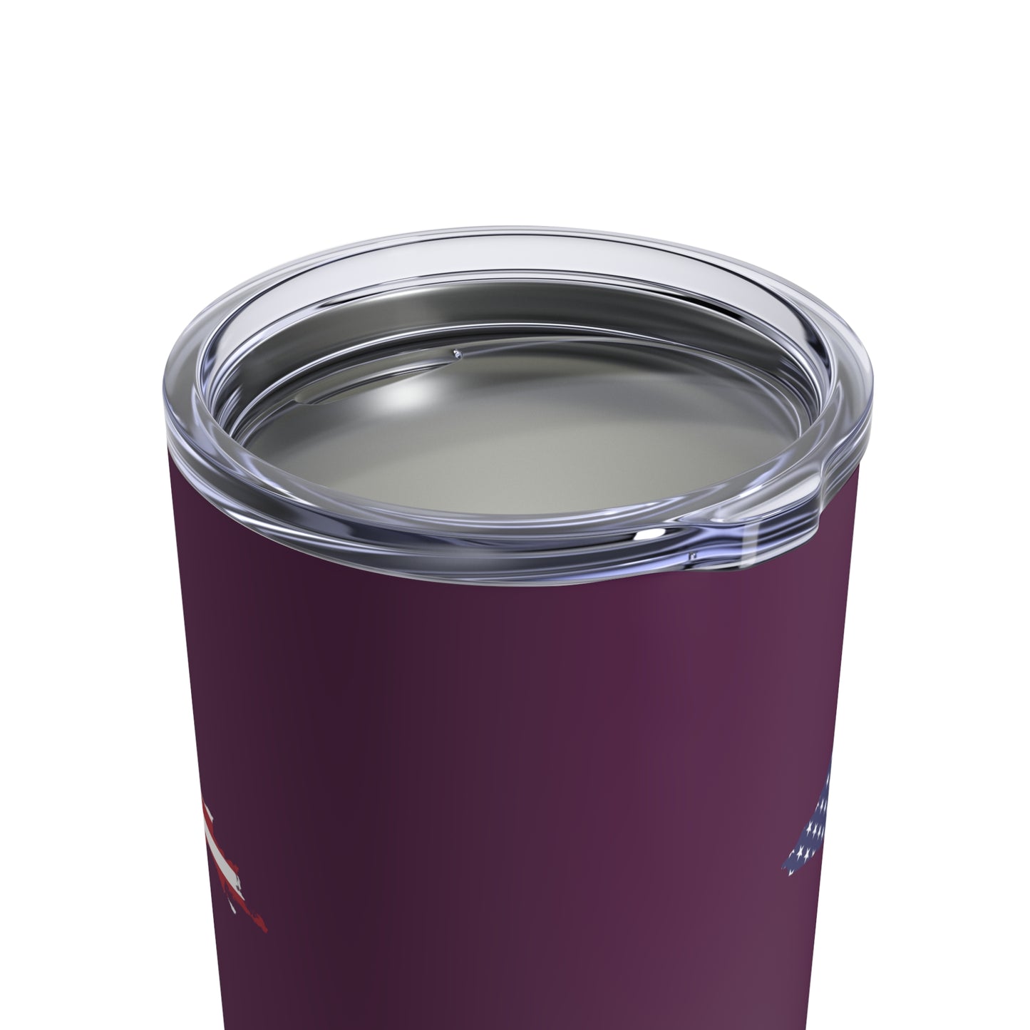 Michigan Upper Peninsula Tumbler (w/ UP USA Flag) | Tyrian Purple - 10oz