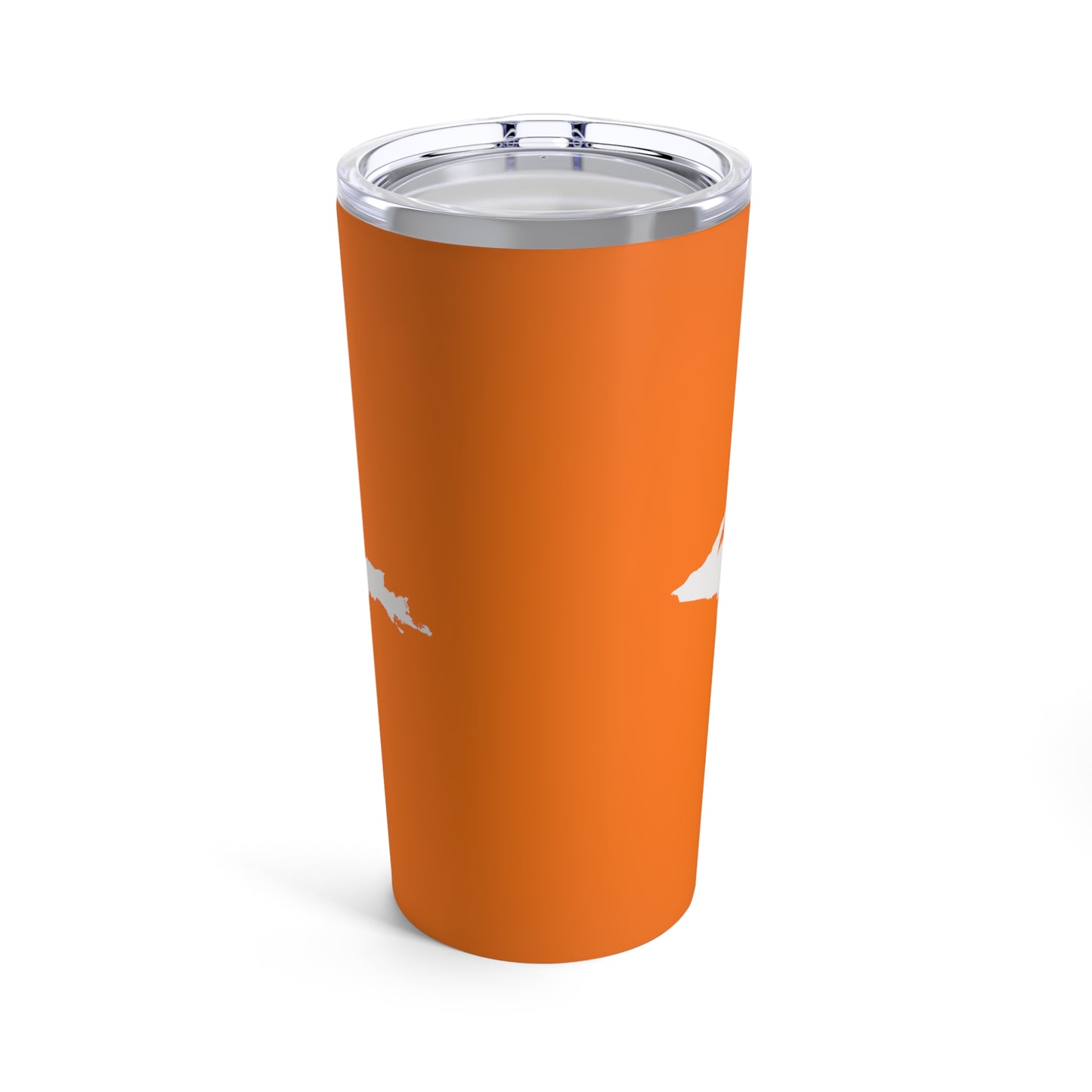 Michigan Upper Peninsula Tumbler (w/ UP Outline) | Safety Orange - 20oz