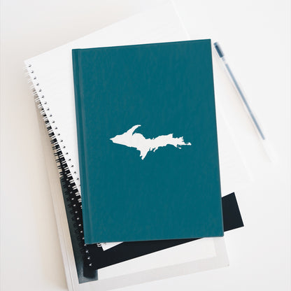 Michigan Upper Peninsula Blank Sketchbook (w/ UP Outline) | Auburn Hills Teal