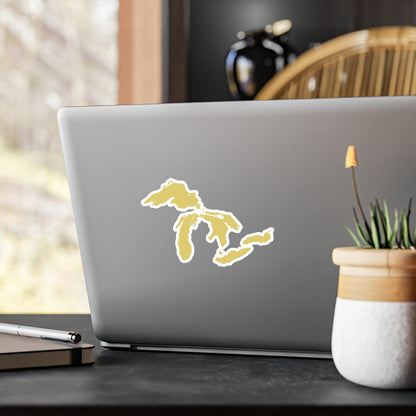 Great Lakes Kiss-Cut Windshield Decal | Plum Yellow