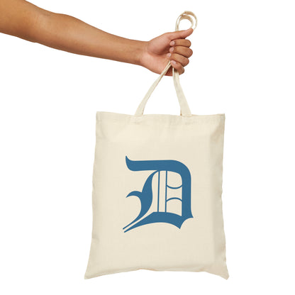 Detroit 'Old English D' Light Tote Bag (Azure)