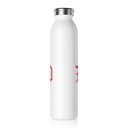 Detroit 'Old English D' Water Bottle (Aliform Red) | 20oz Double-Walled