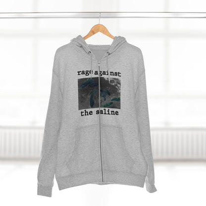 Great Lakes 'Rage Against the Saline' Hoodie | Unisex Full Zip