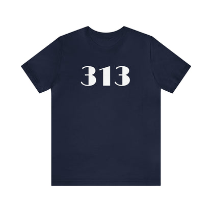 Detroit '313' T-Shirt (Art Deco Font) | Unisex Standard Fit