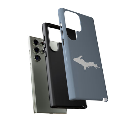 Michigan Upper Peninsula Tough Phone Case (B-24 Liberator Grey w/ UP Outline) | Samsung & Pixel Android