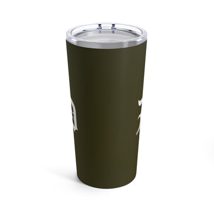 Detroit 'Old English D' Tumbler | Military Green - 20oz