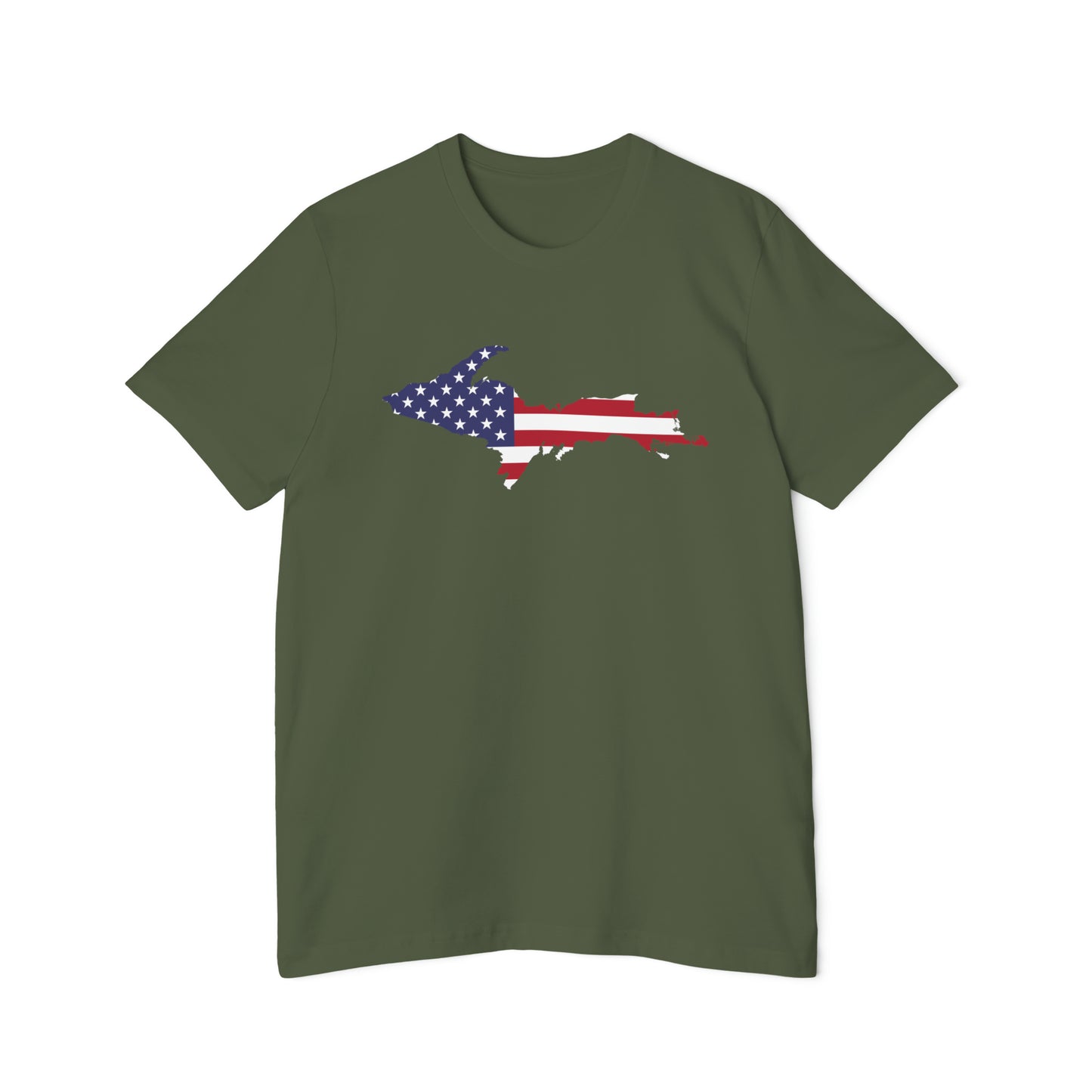 Michigan Upper Peninsula T-Shirt (Patriotic Edition) | Made in USA