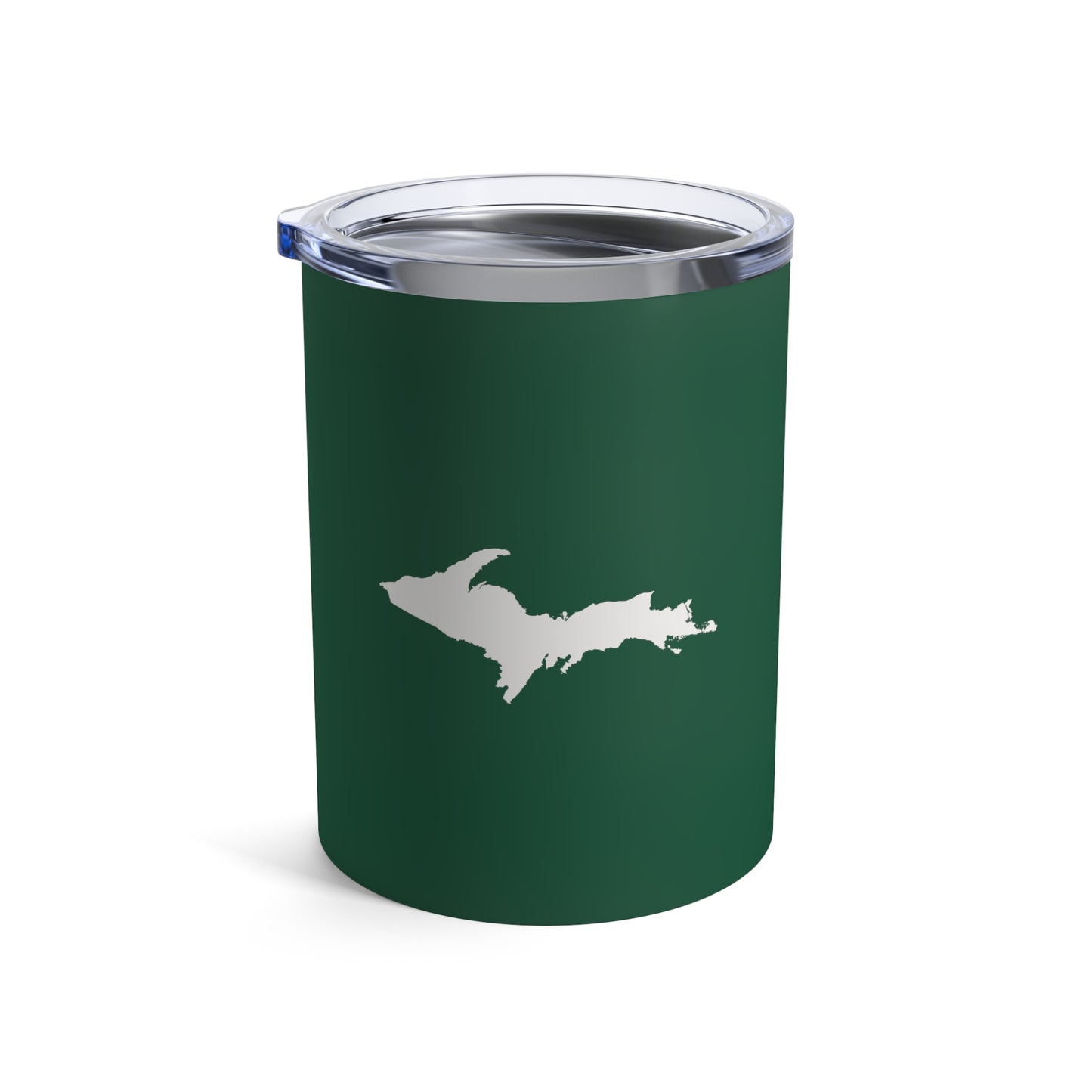 Michigan Upper Peninsula Tumbler (w/ UP Outline) | Superior Green - 10oz