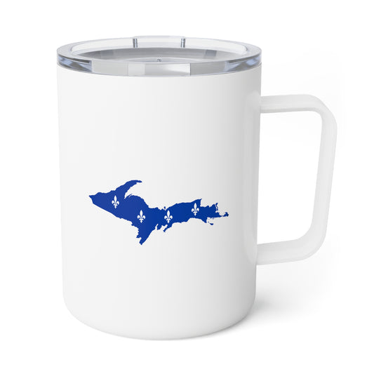 Michigan Upper Peninsula Insulated Mug (w/ UP Quebec Flag) | 10oz