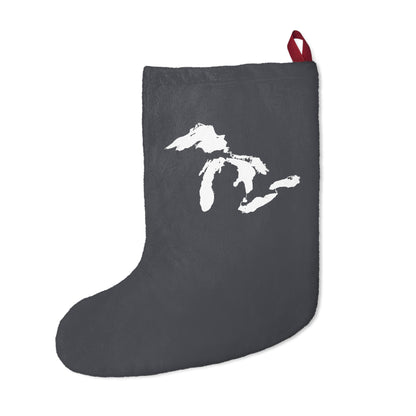 Great Lakes Christmas Stocking | Iron Ore Grey