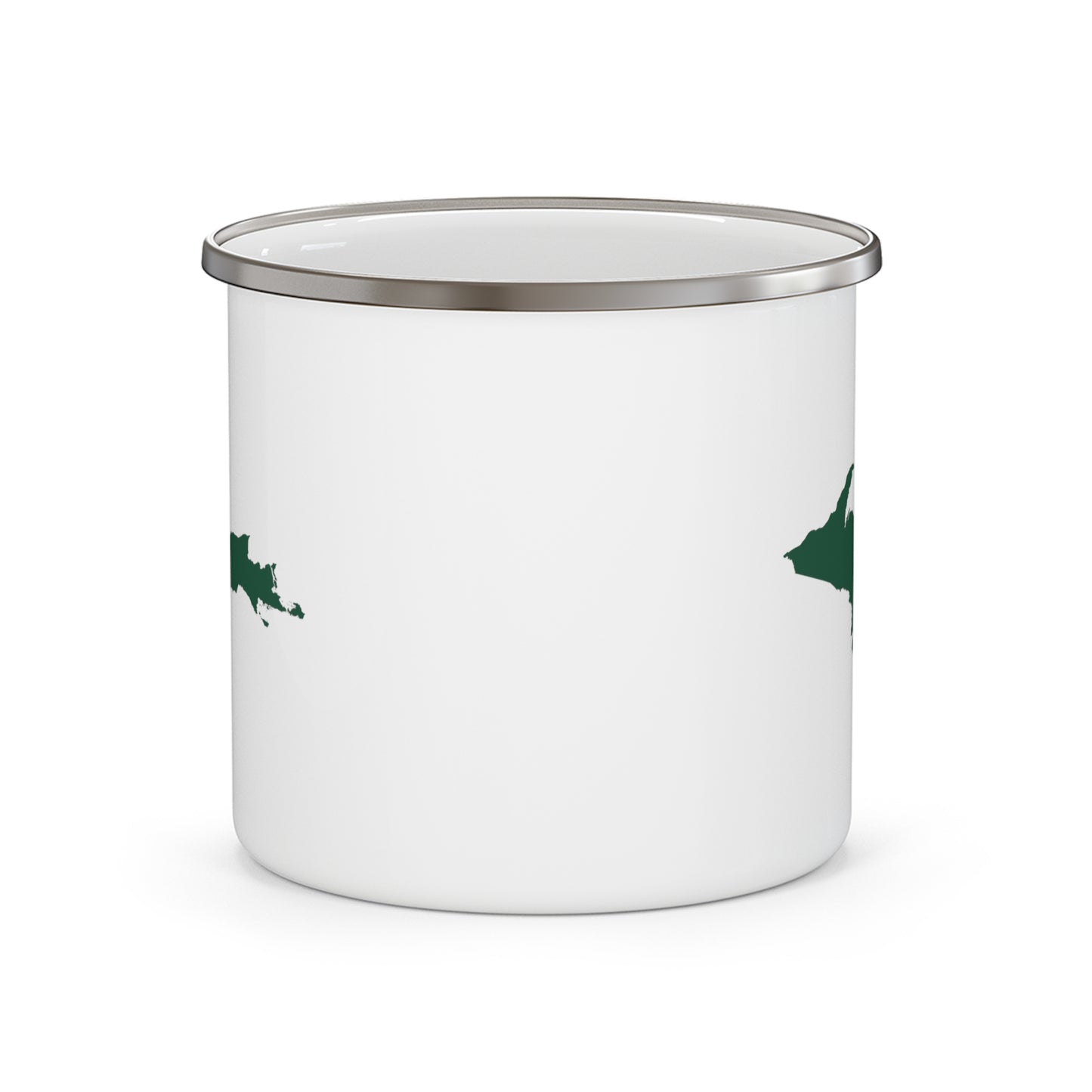 Michigan Upper Peninsula Camping Mug (Green Outline) | 12oz