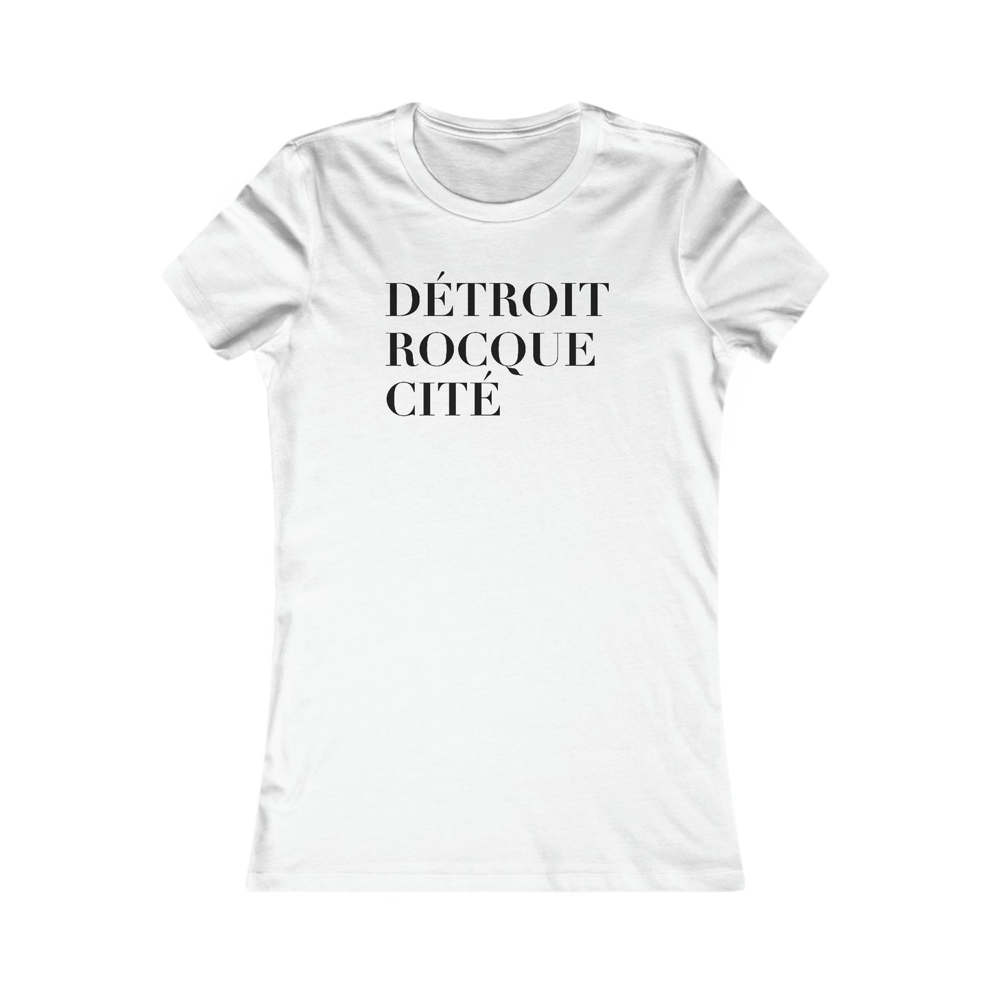 'Détroit Rocque Cité' T-Shirt | Women's Slim Fit