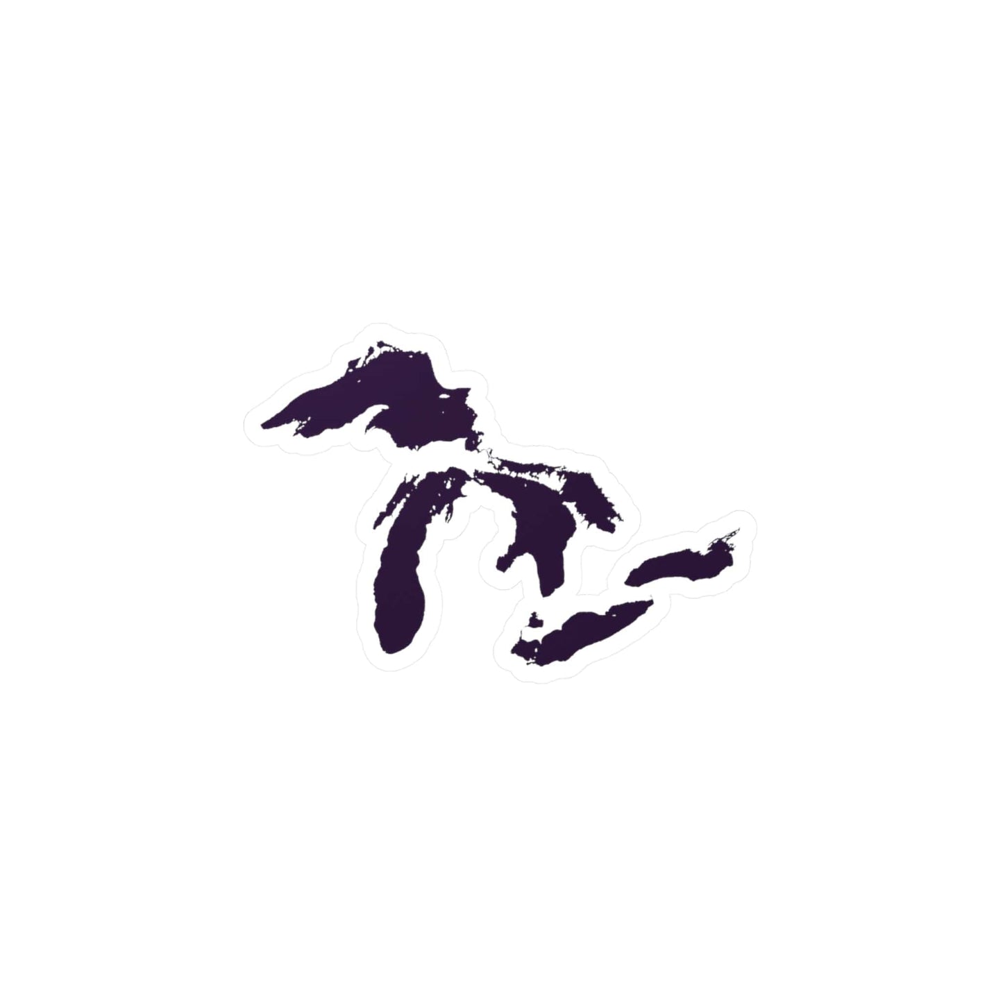 Great Lakes Kiss-Cut Windshield Decal | Blackcurrant