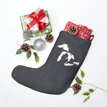 Great Lakes Christmas Stocking | Iron Ore Grey