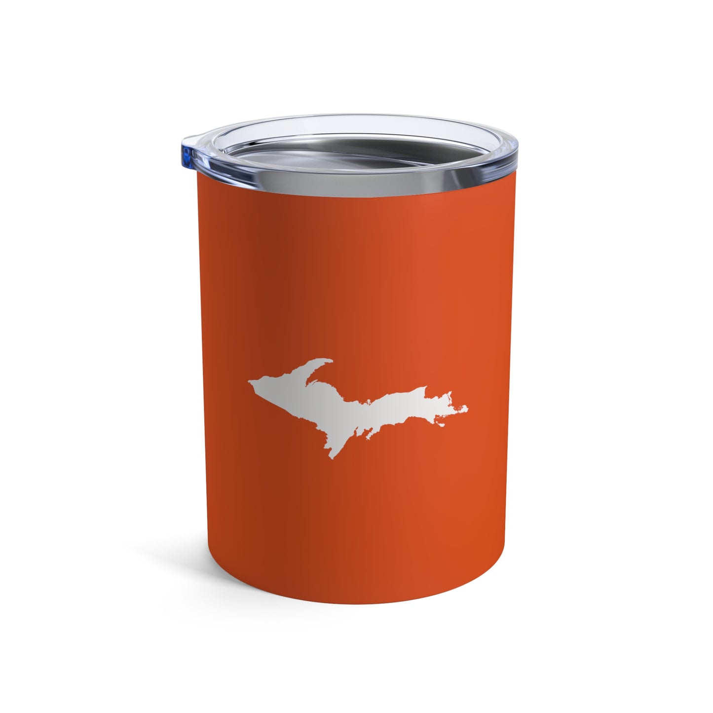 Michigan Upper Peninsula Tumbler (w/ UP Outline) | Maple Leaf Orange - 10oz