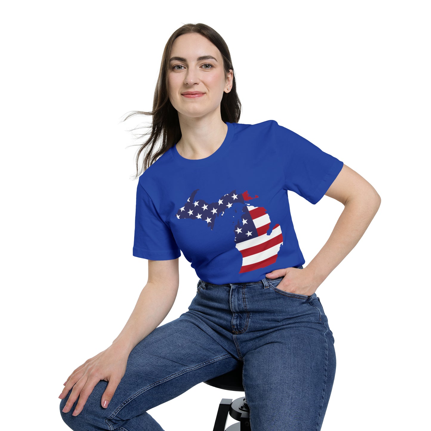 Michigan USA Flag T-Shirt | Made in USA