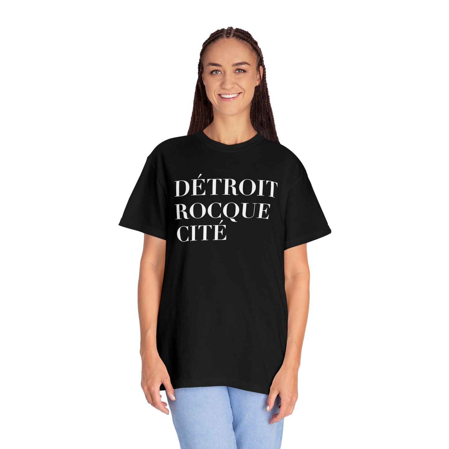 'Détroit Rocque Cité' T-Shirt | Unisex Garment-Dyed