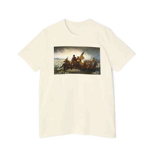 'Washington Crossing the Delaware' Painting T-Shirt (Leutze, 1851) | Made in USA