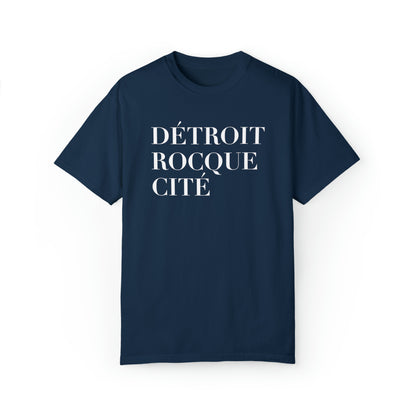 'Détroit Rocque Cité' T-Shirt | Unisex Garment-Dyed