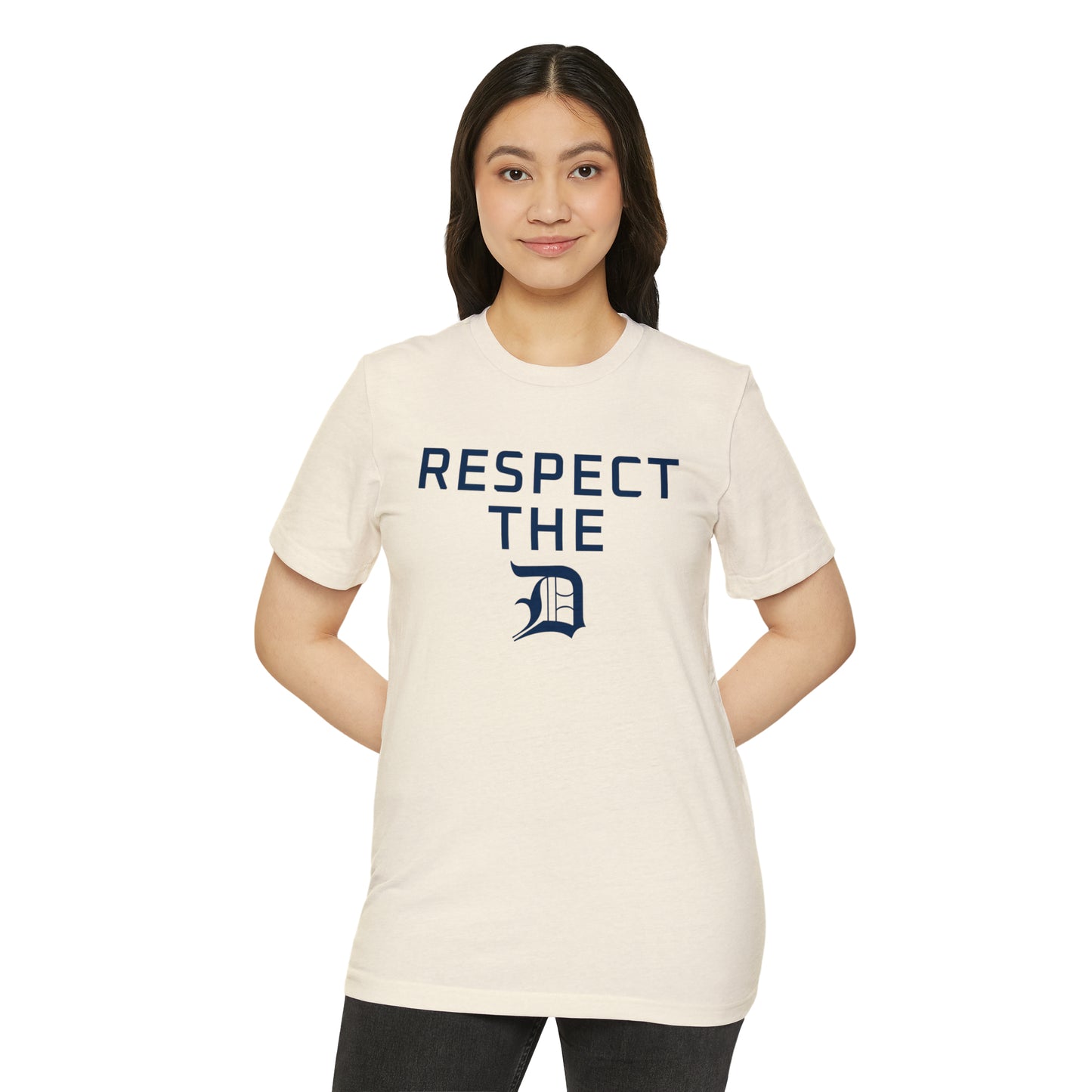 Detroit 'Respect The D' T-Shirt | Unisex Recycled Organic