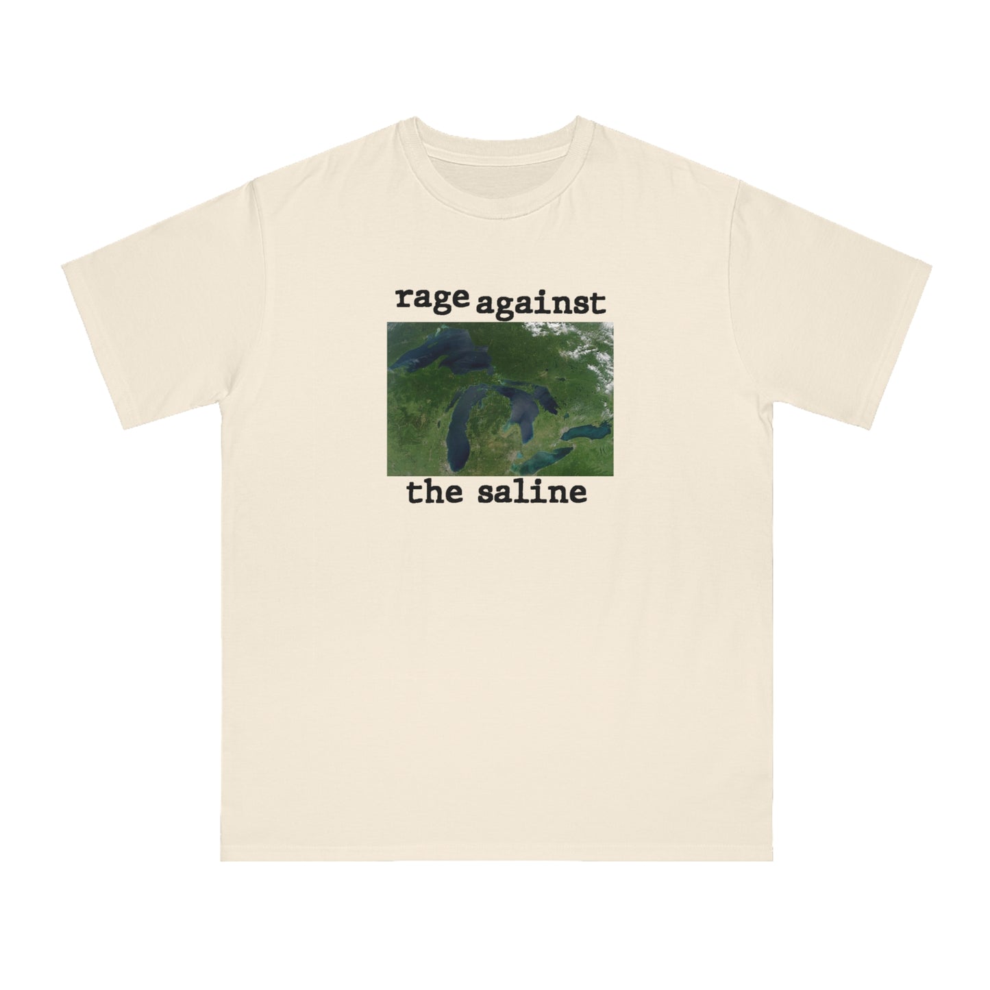 Great Lakes 'Rage Against the Saline' T-Shirt | Unisex Organic