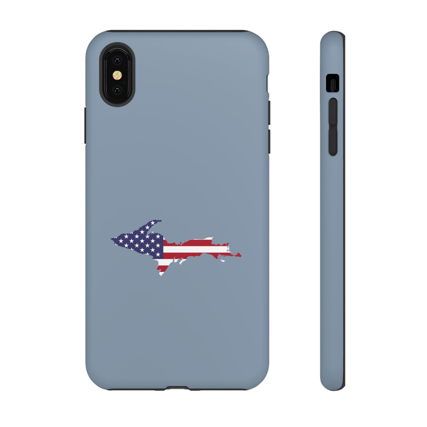 Michigan Upper Peninsula Tough Phone Case (B-24 Liberator Grey w/ UP USA Outline) | Apple iPhone