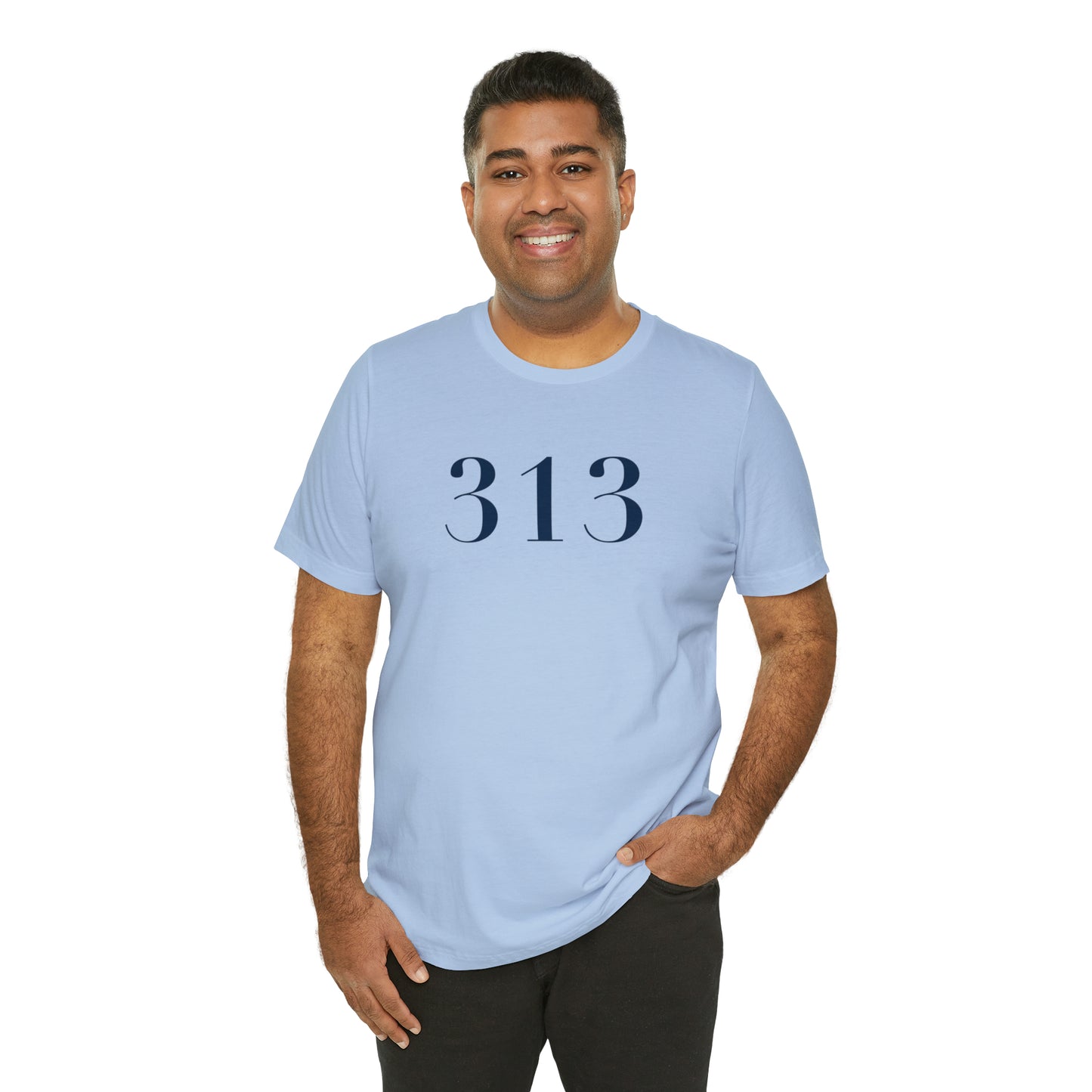 Detroit '313' T-Shirt (Didot Font) | Unisex Standard Fit