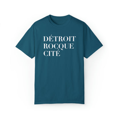 'Détroit Rocque Cité' T-Shirt | Unisex Garment-Dyed