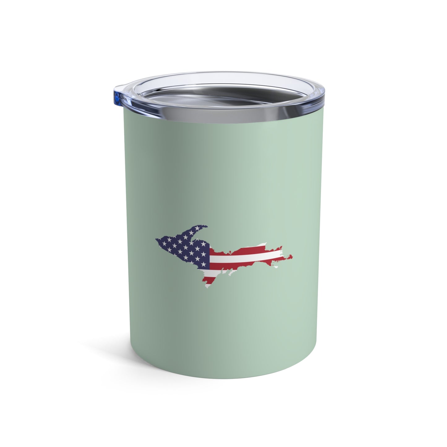 Michigan Upper Peninsula Tumbler (w/ UP USA Flag) | Sea Green - 10oz